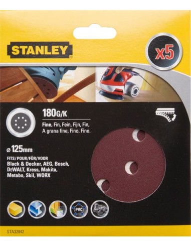 Accesorio sta32042xj 5 lijas ø125 velcro g-180 de stanley