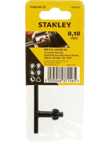 Accesorio sta66340qz llave portabrocas ø8-10mm de stanley