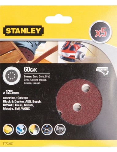 Accesorio sta32027xj 5 lijas ø125 velcro g-060...