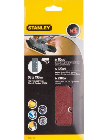 Accesorio sta31532xj 5 lijas 93x190 velcro g-sur de stanley