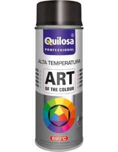 Spray pintura anticalorico negro 690º 400ml de quilosa caja de 6 unidades