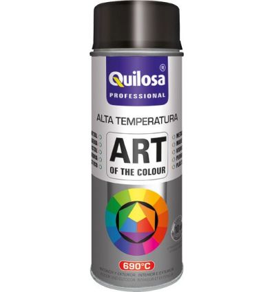 Spray pintura anticalorico negro 690º 400ml de quilosa caja de 6 unidades