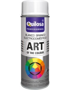 Spray pintura blanco electrico ral9016 400ml de quilosa caja de 6 unidades