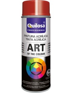 Spray pintura blanco puro ral9010 400ml de quilosa caja de 6 unidades