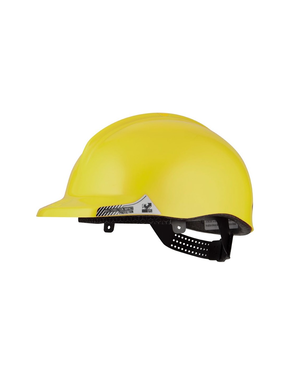 CASCO DE OBRA S/VISERA C/ARNES Y BARBUQUEJO AMARILLO