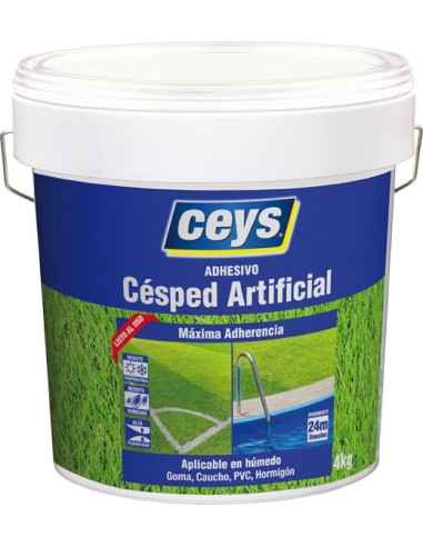 Adhesivo cesped 507258 4kg bote de ceys