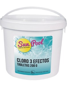 Cloro tres efect talla-200g 5kg su0905 de quimicamp caja de 4 unidades