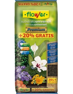 Substrato universal premium 4-80154 20l + 20% de flower