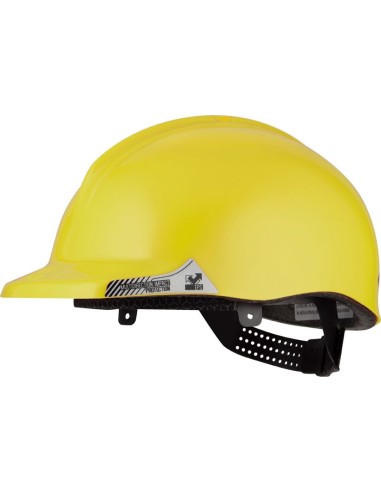 Casco obra ct1 reflectante normal amarillo fluor de nzi