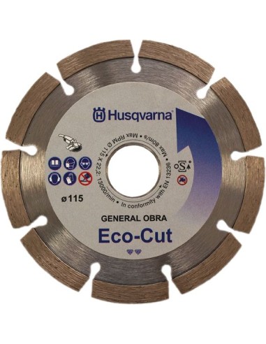 Disco segmentado g.obra eco-cut 115 de husqvarna