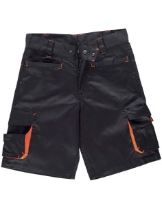 Bermuda multib.wf1617 negro/naranja talla-40 de workteam