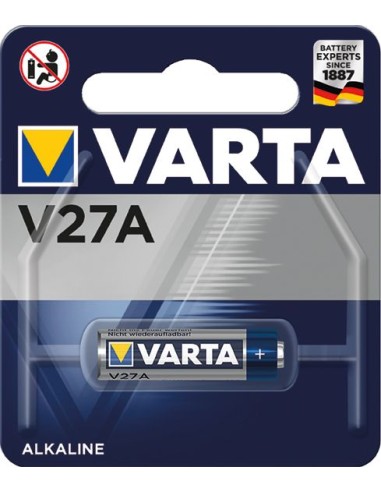 Pila alcalina v27a 12v blister(1) varta de varta caja de 10 unidades