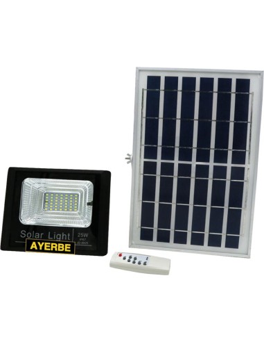 Proyector led 25w solar 0960lum.620630 de ayerbe