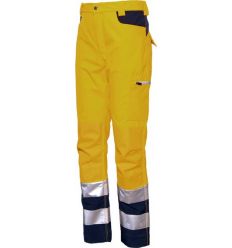 Pantalon gordon alta visibilidad amarillo/marino 4510 talla-l de starter