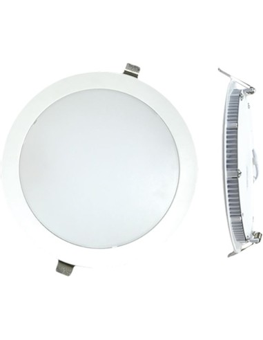 Downlight eco 1471840 led 18w 4000k blanco de silver sanz