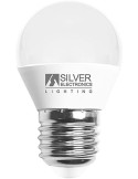 Lampara esferica 960727 led e27 7,0w 3000k de silver sanz caja de 10 unidades