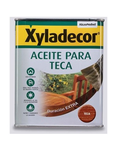 Xyladecor aceite teca 678000473 750ml teca de xyladecor caja de 6 unidades