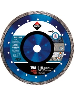 Disco diamante tva 31935 230mm superpro de rubi