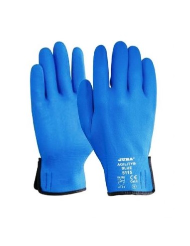 Guante nylon/nitrilo foam h5115 talla 09 azul de juba caja de 10 unidades