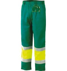 Pantalonalta visibilidad verde/amarillo 8531av talla s de starter