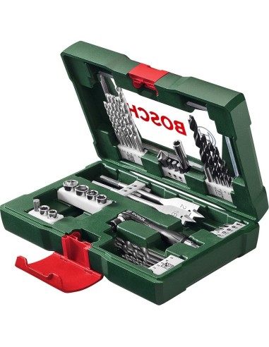 Set taladradar/atornillar v-line 41piezas+maletin de bosch bricolaje