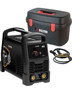 Equipo soldar inverter dirt200job con accesorios + maletin de solter