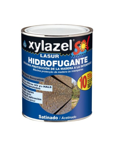 Xylazel lasur hidrofugo 5396973 750ml natura de xylazel caja de 6 unidades