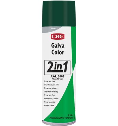 Spray galvacolor verde ral 6005 500ml de c.r.c. caja de 12 unidades