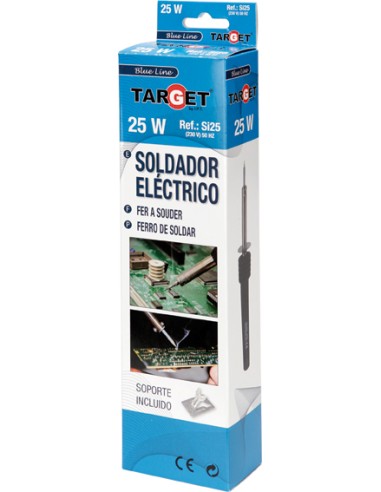 Soldador punta recta si25n-25w 1,0+2,5mm de target