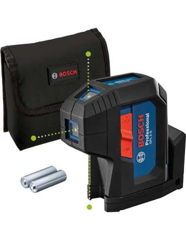 Nivel laser gpl3g 3puntos profesional 30m+funda de bosch construccion / industria