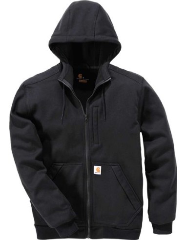 Sudadera wind c/cap+cre.101759 negra talla s de carhartt