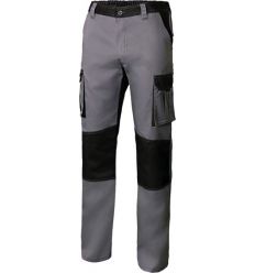 Pantalon multibolsillos 103020b gris/negro talla 48 de velilla