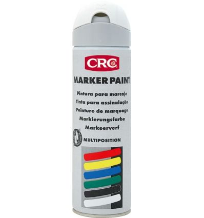 Spray marcador markerpaint blanco 500ml de c.r.c. caja de 12 unidades