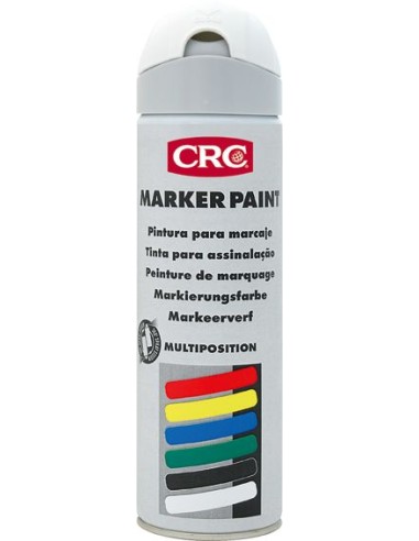 Spray marcador markerpaint blanco 500ml de c.r.c. caja de 12 unidades