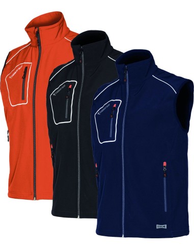 Chaleco softshell snappy azul 4509 talla s de starter