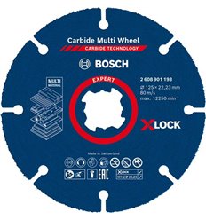 Disco multiwheel expert x-lock 125x22,23 de bosch construccion / industria