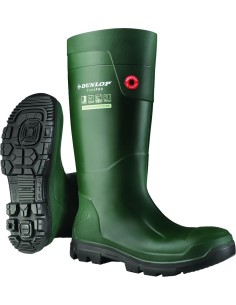 Bota poliuretano purofort fg60e33 talla 40 verde de dunlop