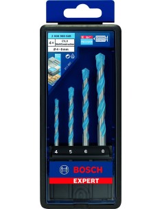 Juego brocas expert robustline cyl9 4pza de bosch construccion / industria