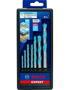 Juego brocas expert robustline cyl9 7pza de bosch construccion / industria