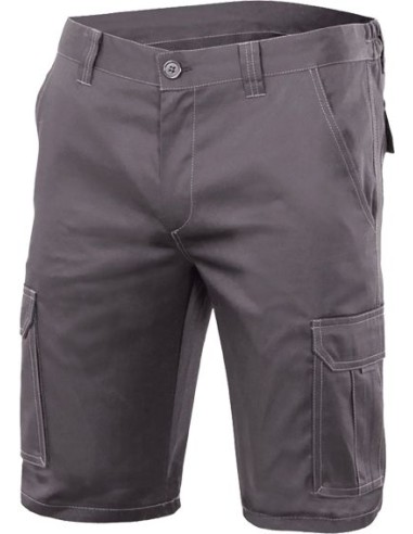 Bermuda multibolsillos stretch 103009s gris talla 40 de velilla