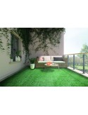 Cesped artificial lubeck pro 15mm 1x5 verde de nortene