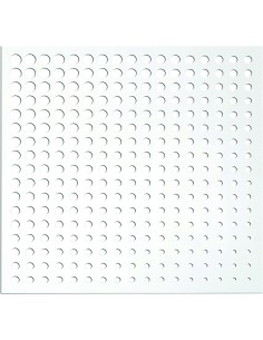 Panel decorativo moon 1x1m blanco de nortene caja de 5 unidades