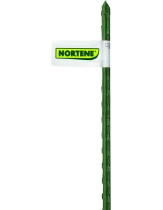 Tutor acero plastico ø08mm 0,6mt verde de nortene caja de 50 unidades