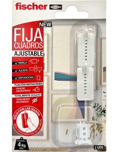 Fija cuadros ajustable 559043 blister 2 unidades de fischer caja de 10 unidades