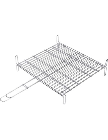 Parrilla a.inox 500x500x155 c/pinza 2686 de sauvic