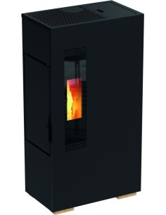 Estufa pellet cami-k acero negro 4,9kw de karmek one