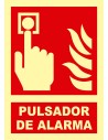 Señal fotolumines.pulsador alarm.ex038 de jg señalizacion