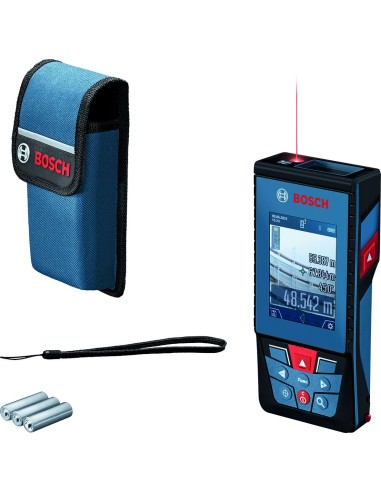 Medidor laser glm-100-25-c profesional de bosch construccion / industria