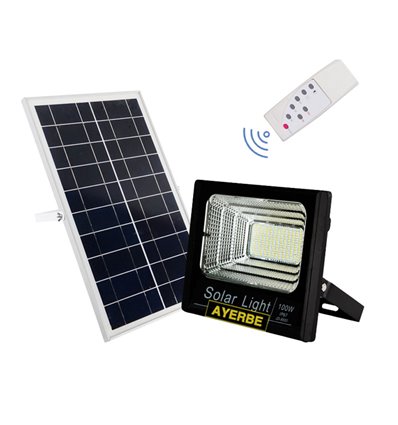 Proyector led 100w solar 3600 lumenes 620645 de ayerbe