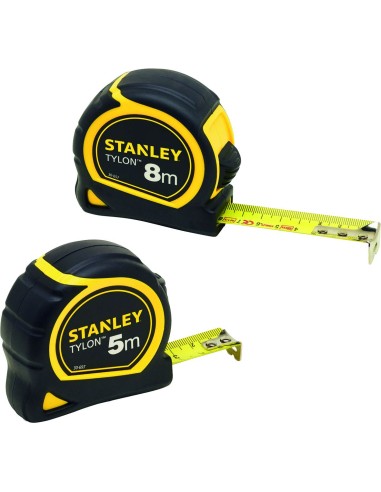 Twin pack flexometro tylon stht0-74260 5m/8m de stanley caja de 3 unidades